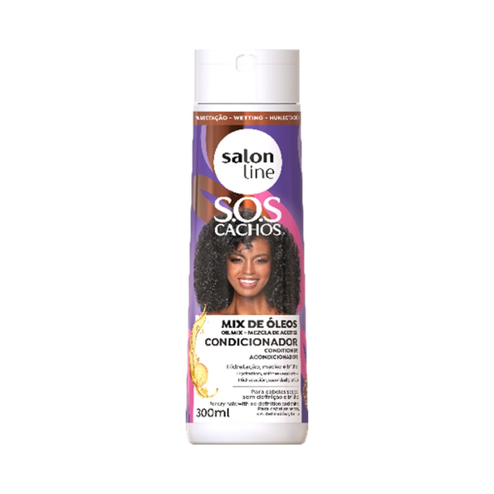 Salonline Curly Hair Product - SOS SH SUPER OLEOS NUTRITIVO 300ML