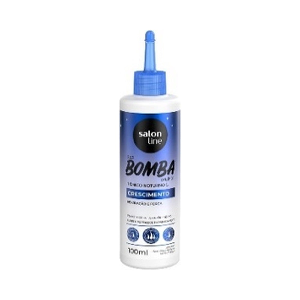 Salonline Curly Hair Product - BOMBA TÔNICO NOTURNO FORT CRESCIMENTO 100ML