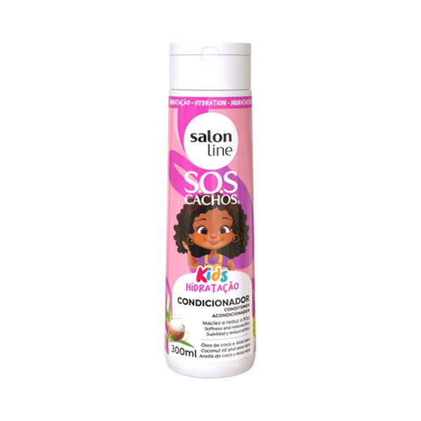 Salonline Curly Hair Product - CONDICIONADOR KIDS HIDRATAÇÃO SOS CACHOS 300ML EXP