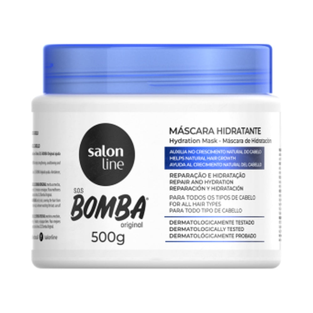 Salonline Curly Hair Product - SOS BOMBA HYDRATION MASK  ORIGINAL 500G - EXPORTAÇÃO