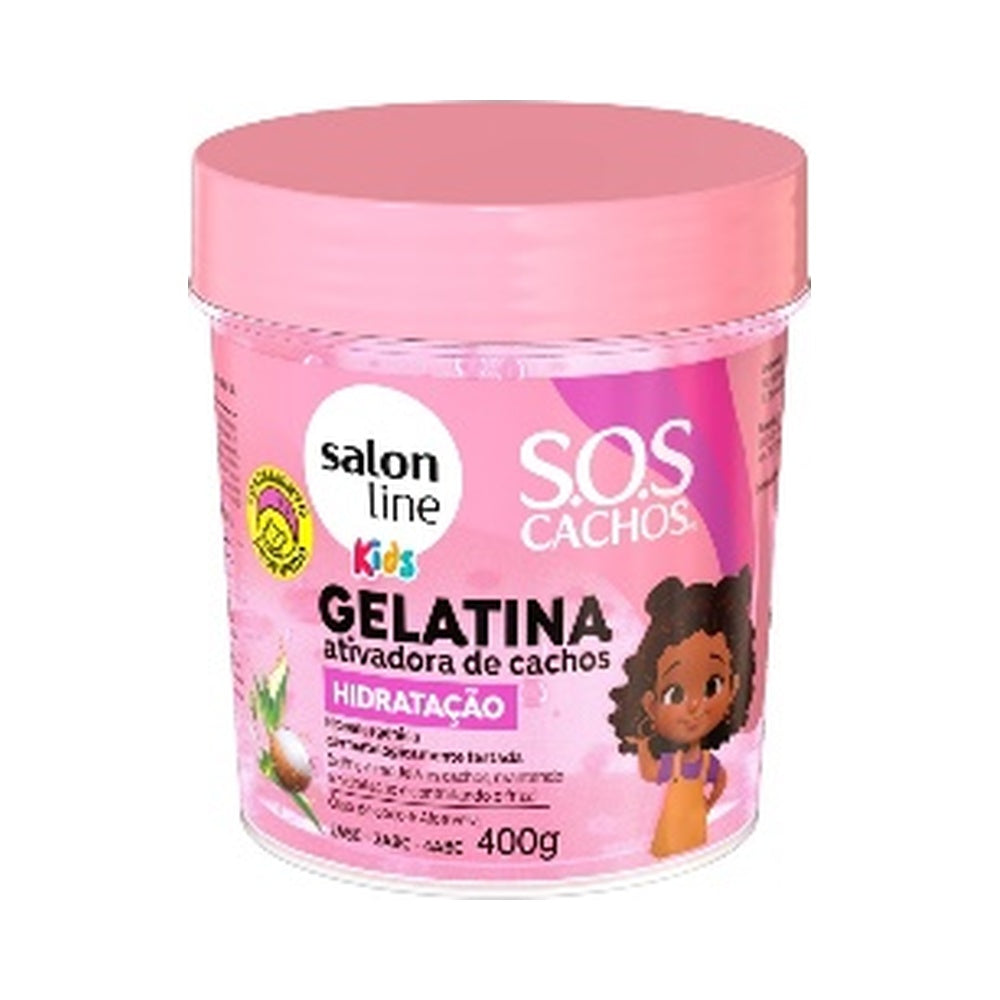 Salonline Curly Hair Product - SOS GELATINA HIDRATACAO KIDS 400GR