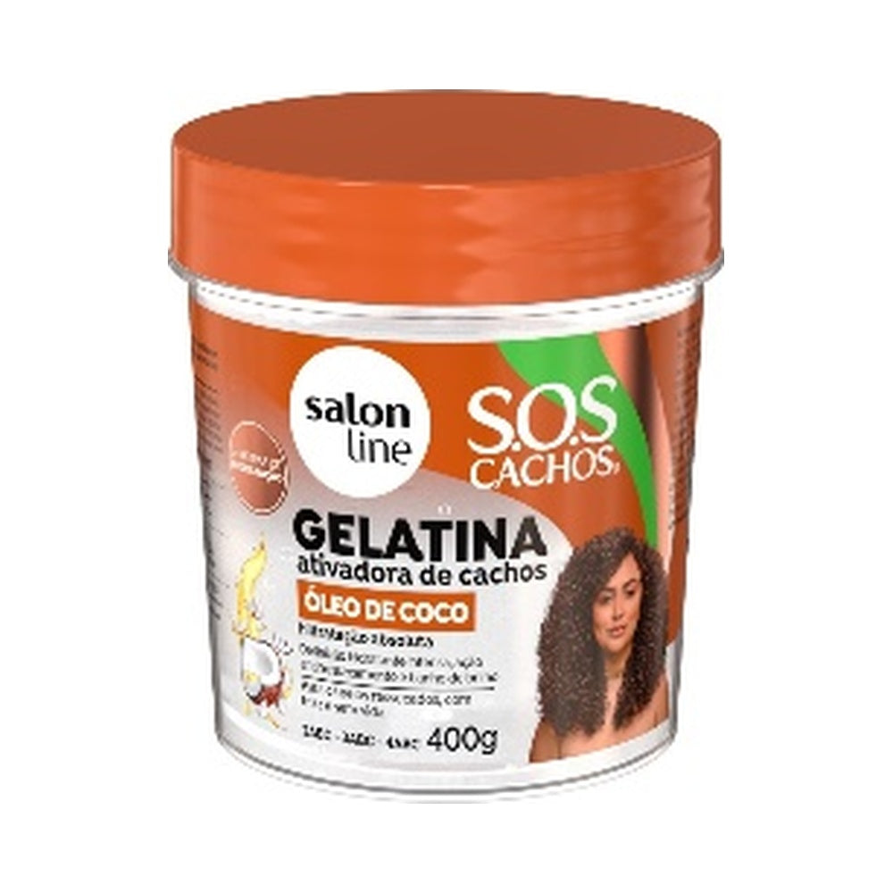 Salonline Curly Hair Product - SOS GELATINA OLEO DE COCO 400GR