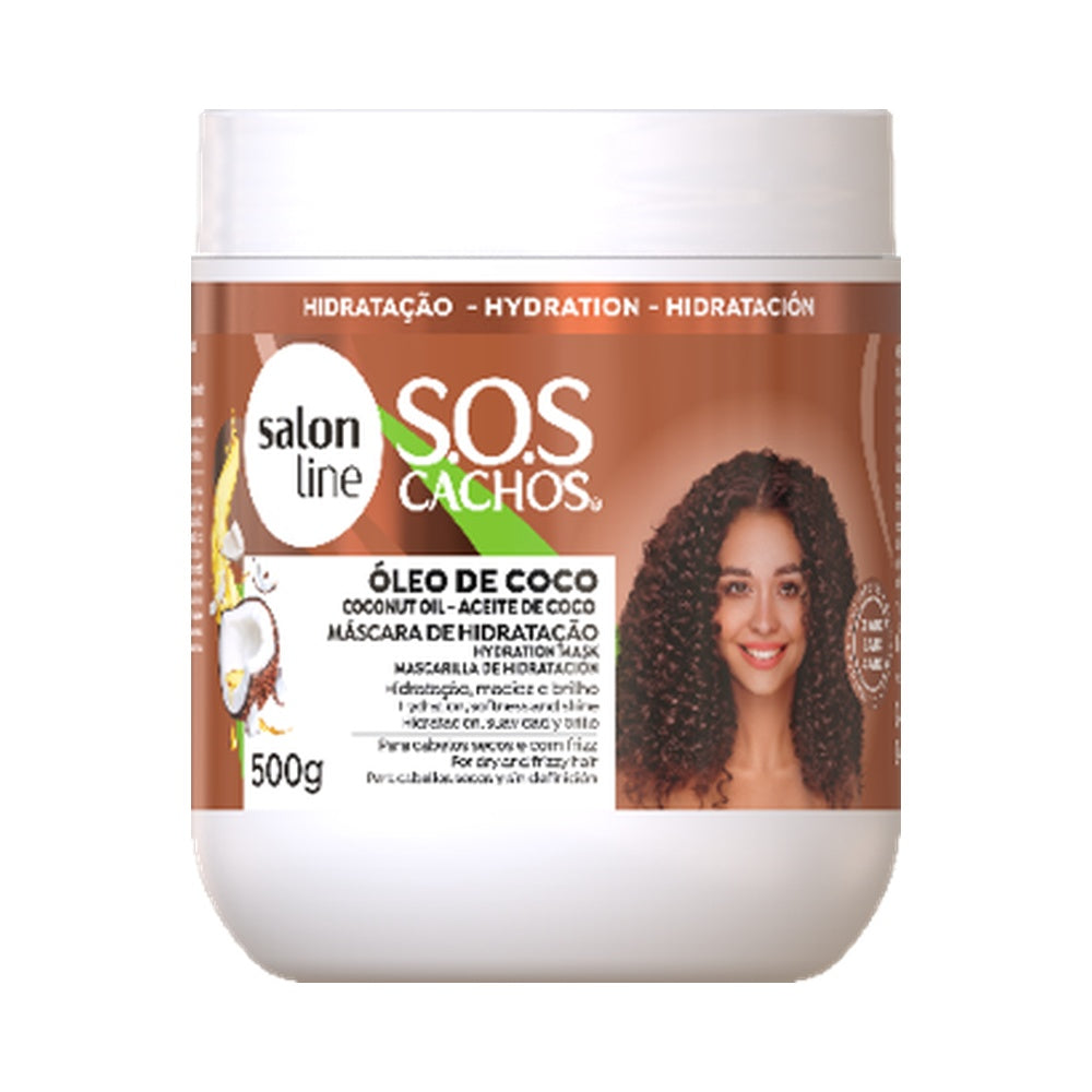 Salonline Curly Hair Product - SOS MASC COCO TRAT PROFUNDO 500GR
